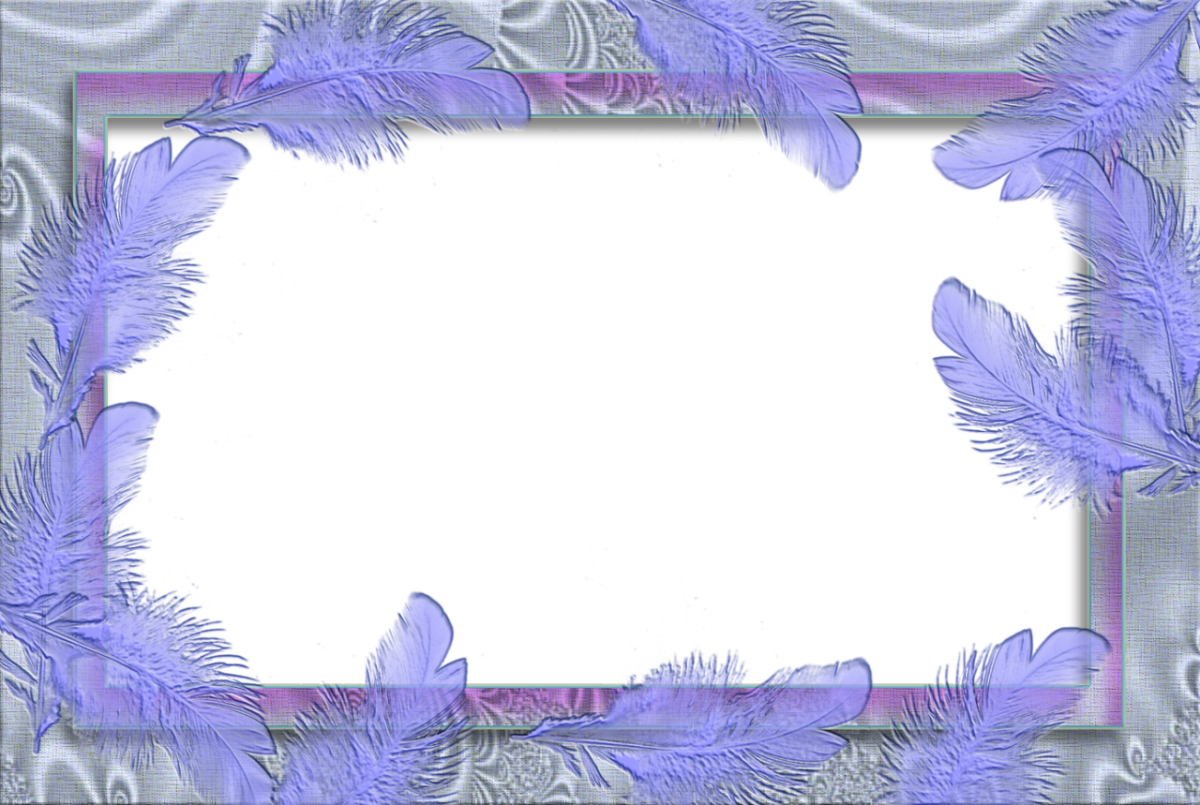 Purple Border Frame Transparent PNG Image