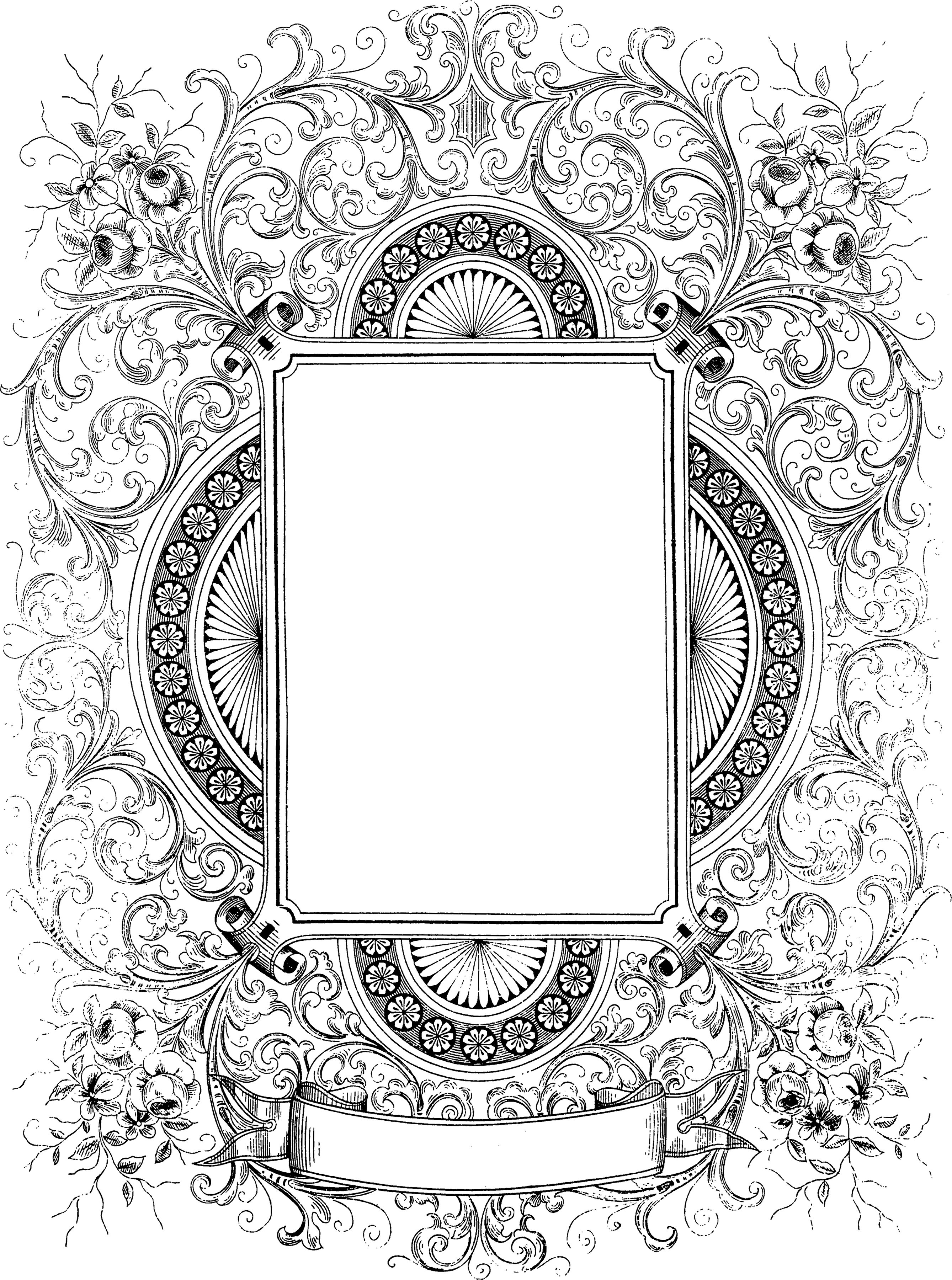Decorative Border Transparent PNG Image