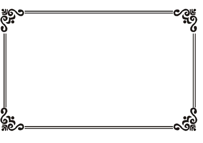 Border Art Black Transparent PNG Image
