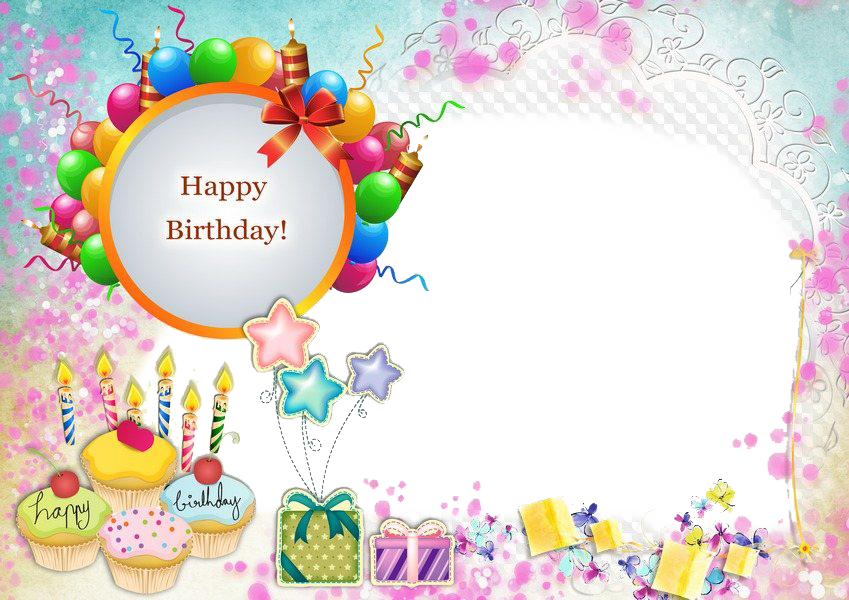 Frame Birthday File Transparent PNG Image