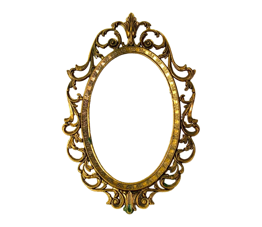 Decorative Frame Retro Gold Transparent PNG Image