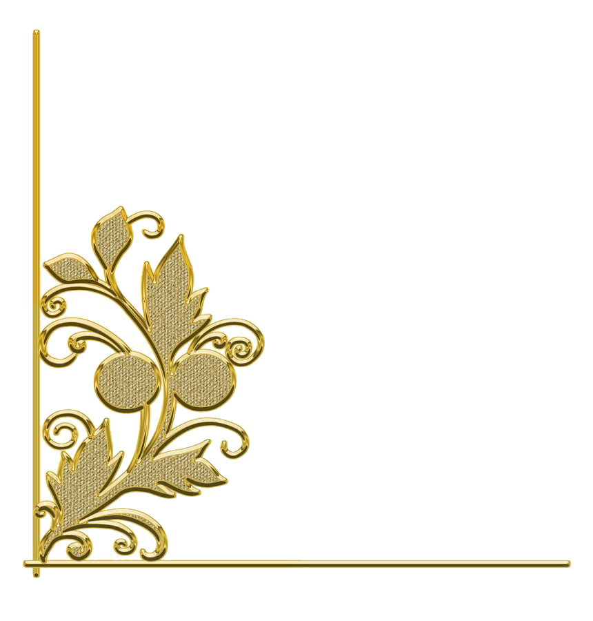 Decorative Frame Retro Gold Transparent PNG Image