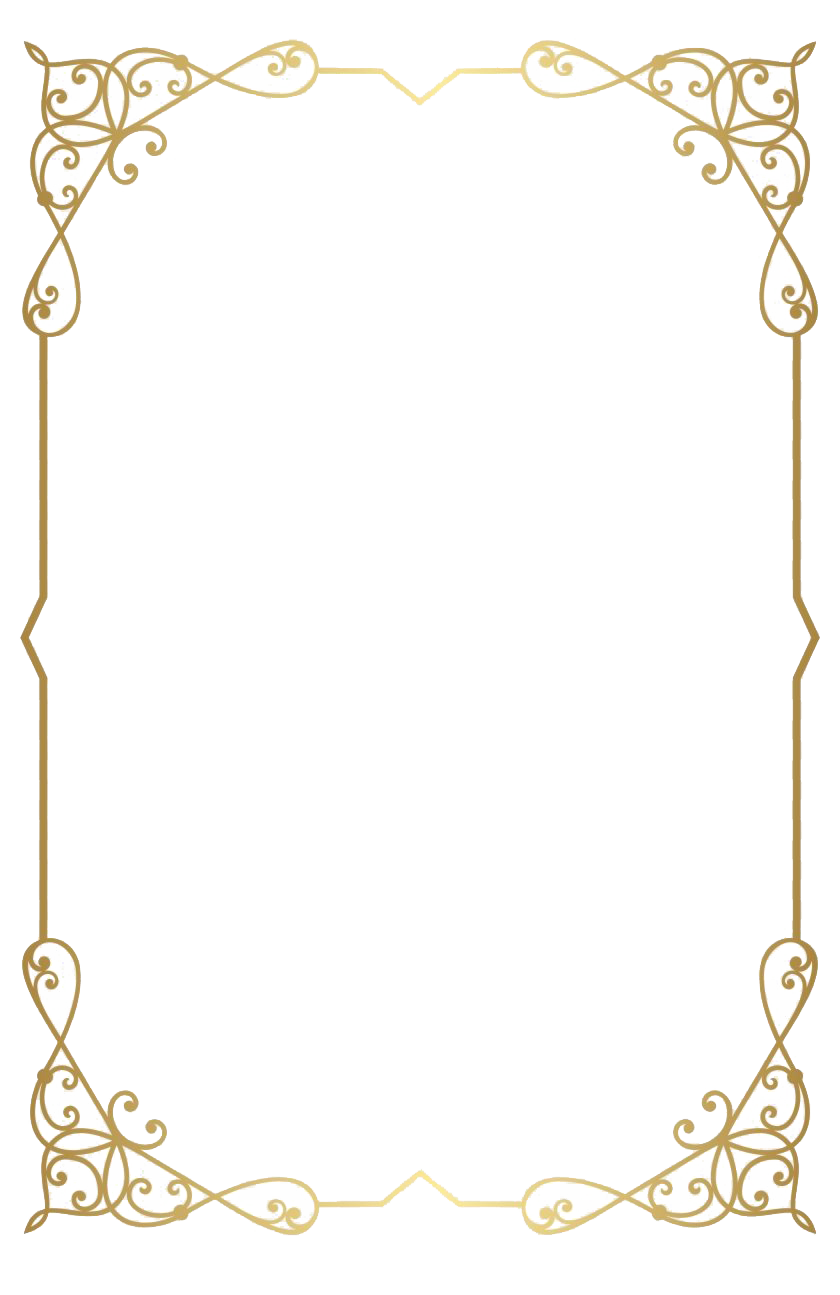 Decorative Frame Retro Gold Transparent PNG Image