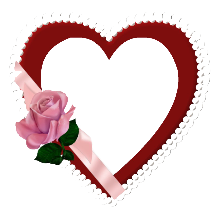 Cute Frame Heart Transparent PNG Image