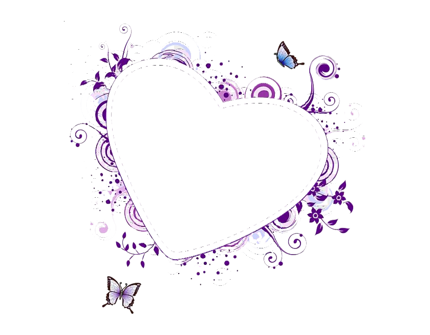 Cute Frame Heart Transparent PNG Image
