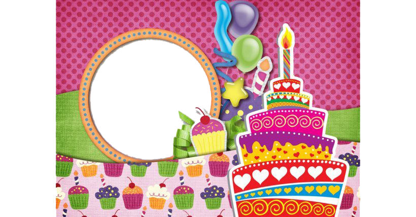 Frame Birthday Happy Transparent PNG Image