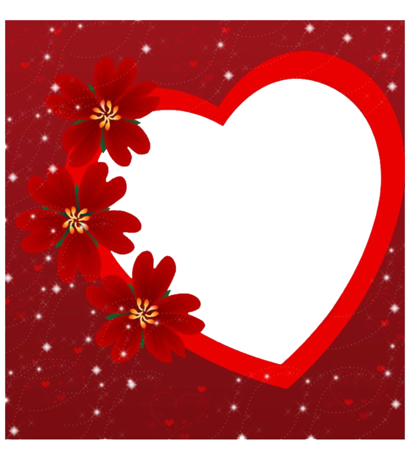 Heart Frame Valentine Transparent PNG Image