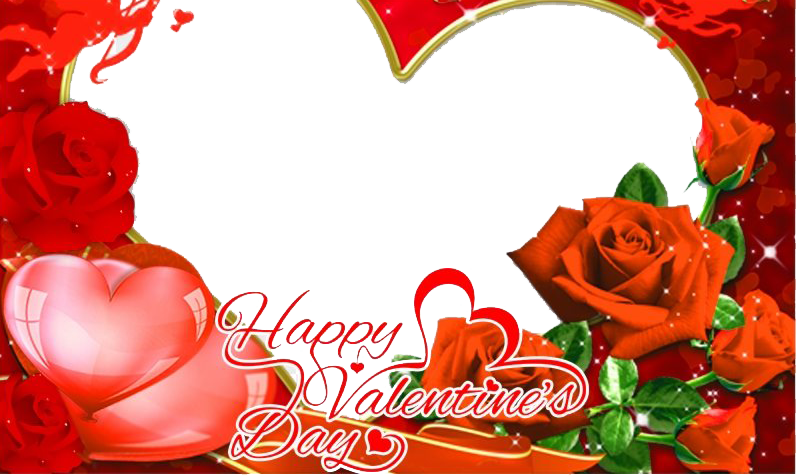 Heart Frame Valentine Transparent PNG Image