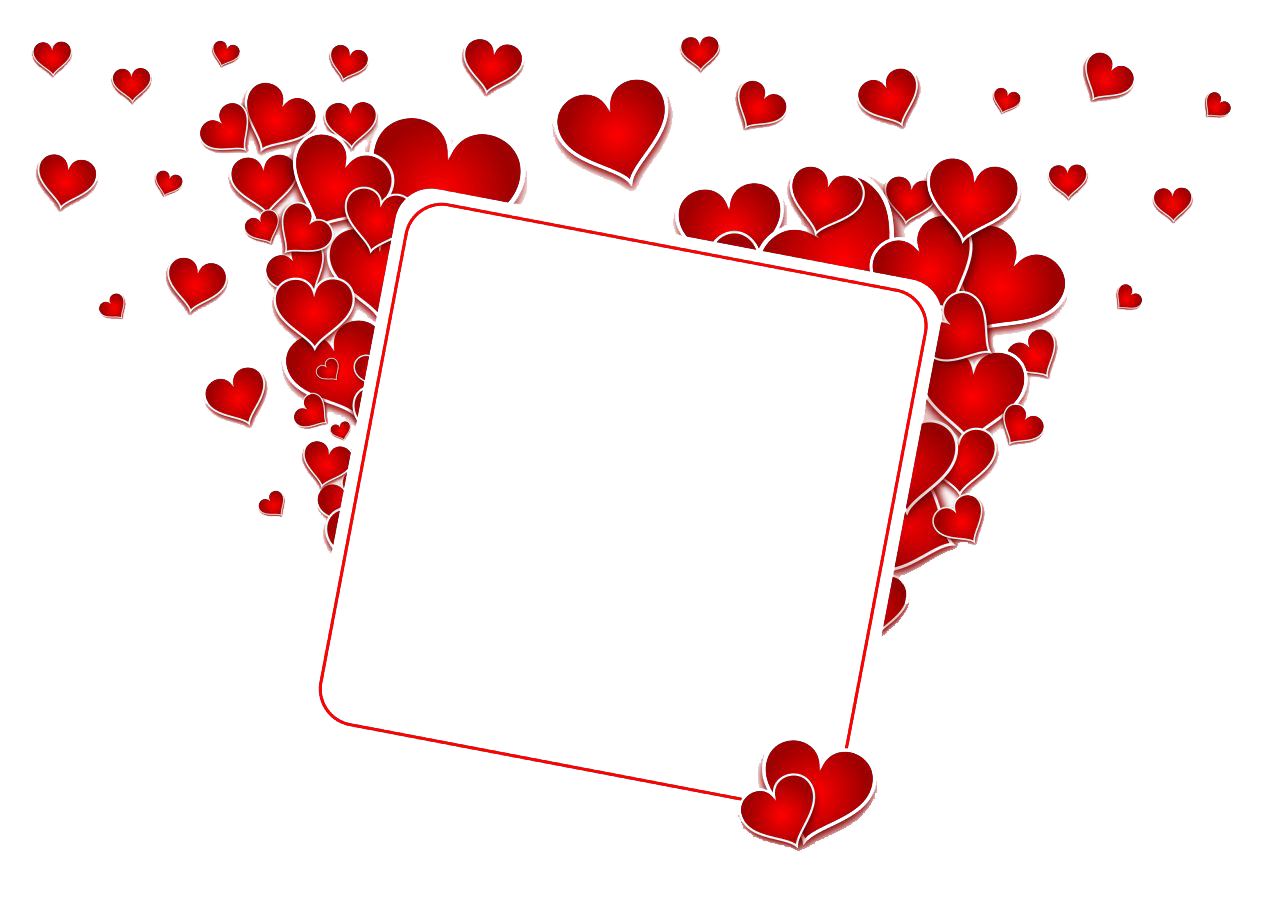 Frame Vector Love File Transparent PNG Image