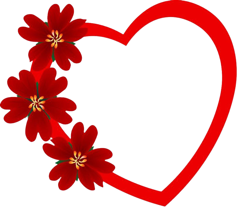 Heart Frame Romantic Transparent PNG Image