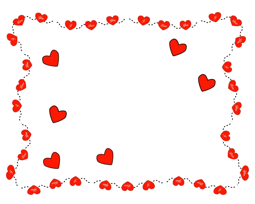 Frame Valentine Transparent PNG Image