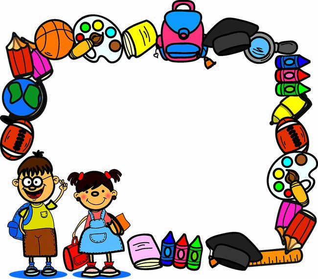 School Border Transparent PNG Image
