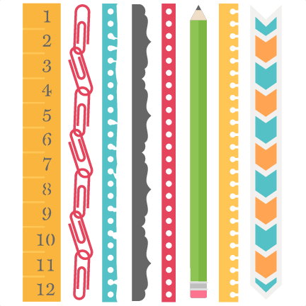 School Border Transparent PNG Image