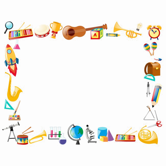 School Border Transparent PNG Image