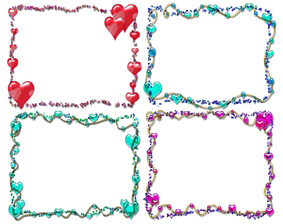Girly Border Transparent PNG Image