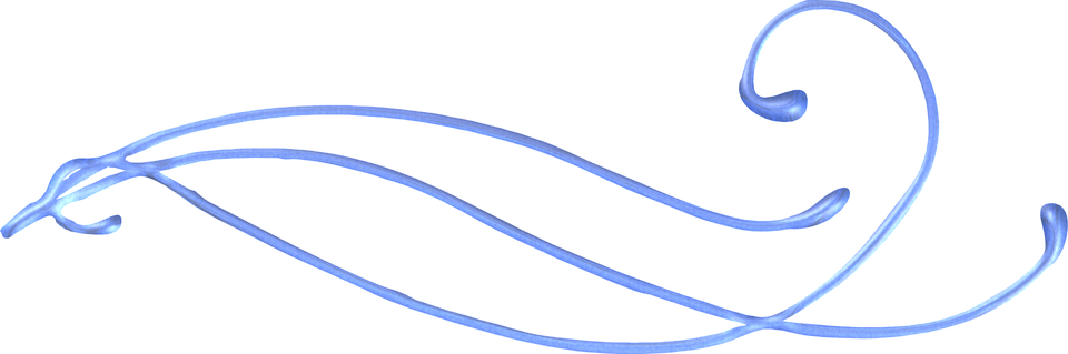 Decorative Line Blue Transparent PNG Image