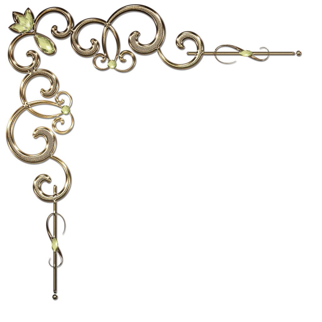 Decorative Line Gold Transparent PNG Image
