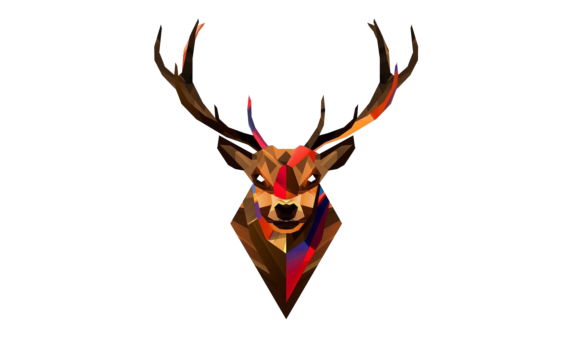 Deer Head Background Transparent PNG Image