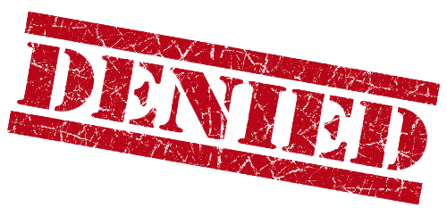 Denied Stamp Transparent PNG Image