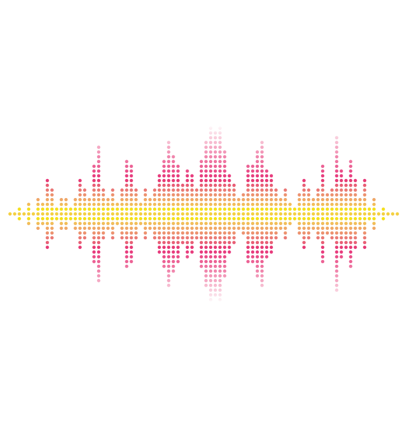 Sound Acoustic Pink Triangle Wave Transparent PNG Image