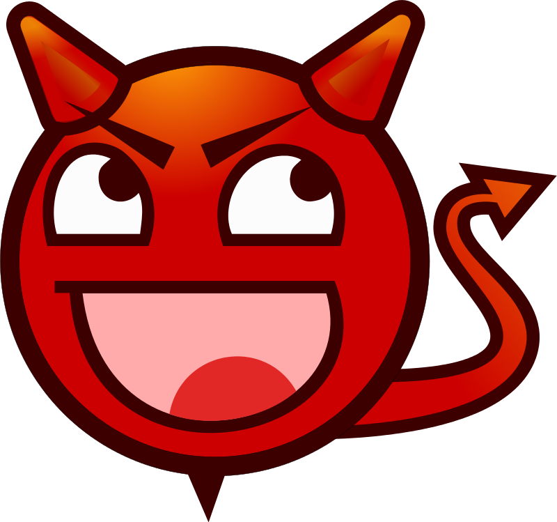 Devil Face Transparent PNG Image