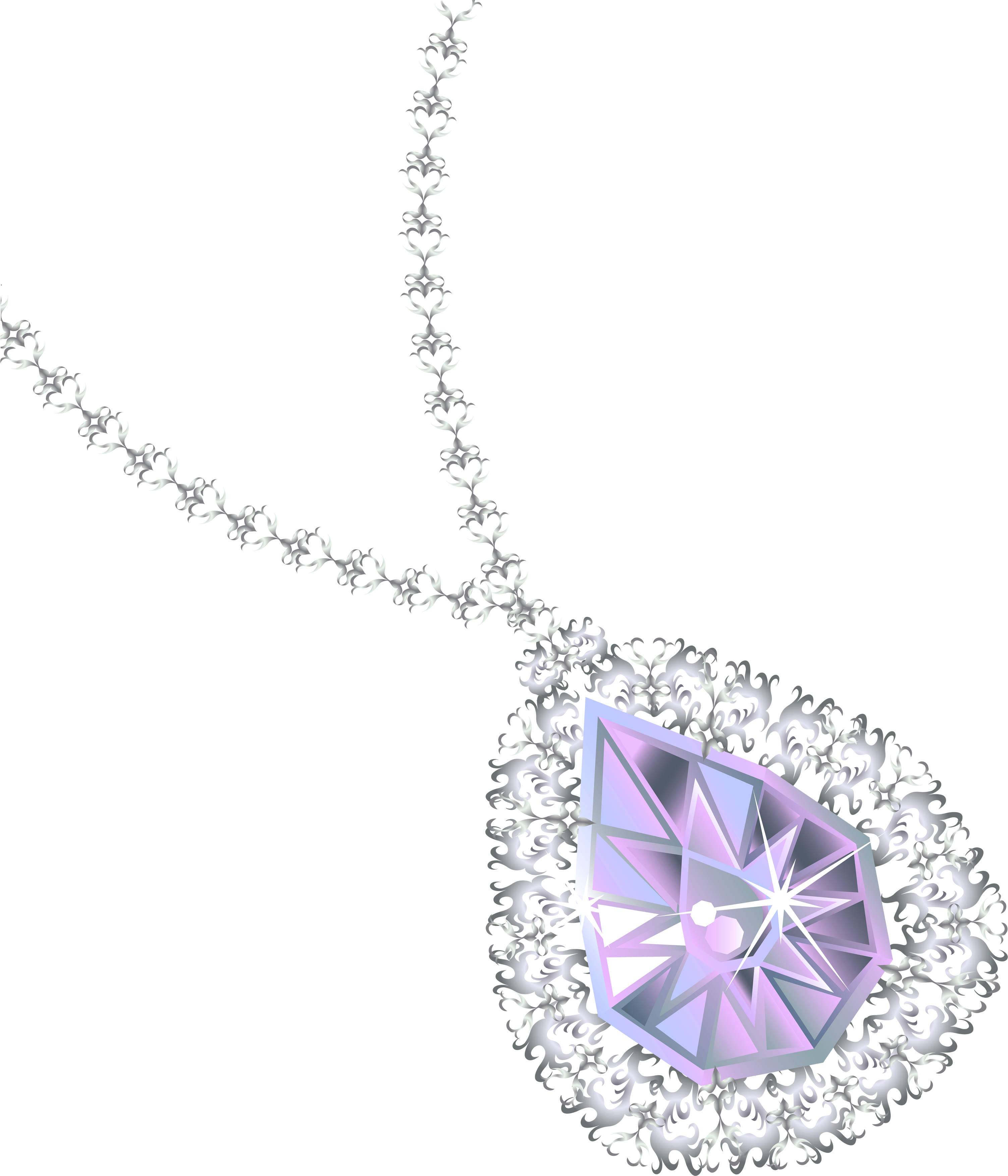 Necklace Diamond Transparent PNG Image