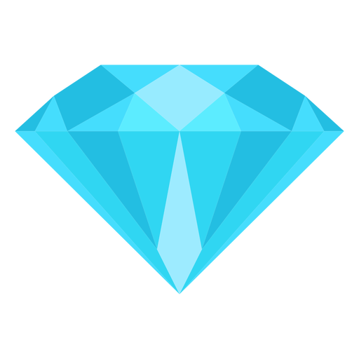 Blue Diamond Gemstone File Transparent PNG Image