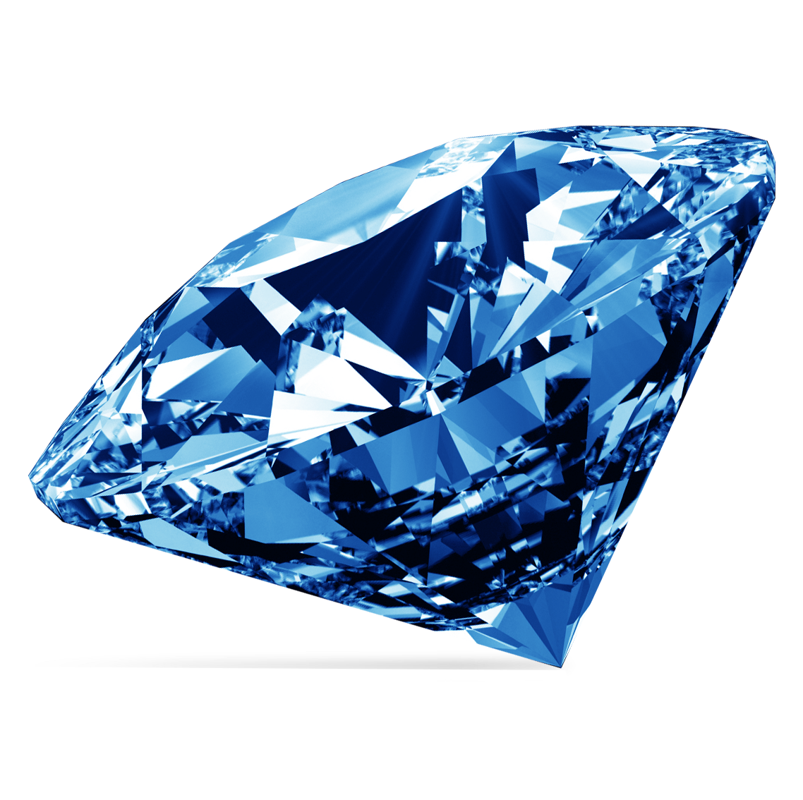 Blue Diamond Gemstone Transparent PNG Image