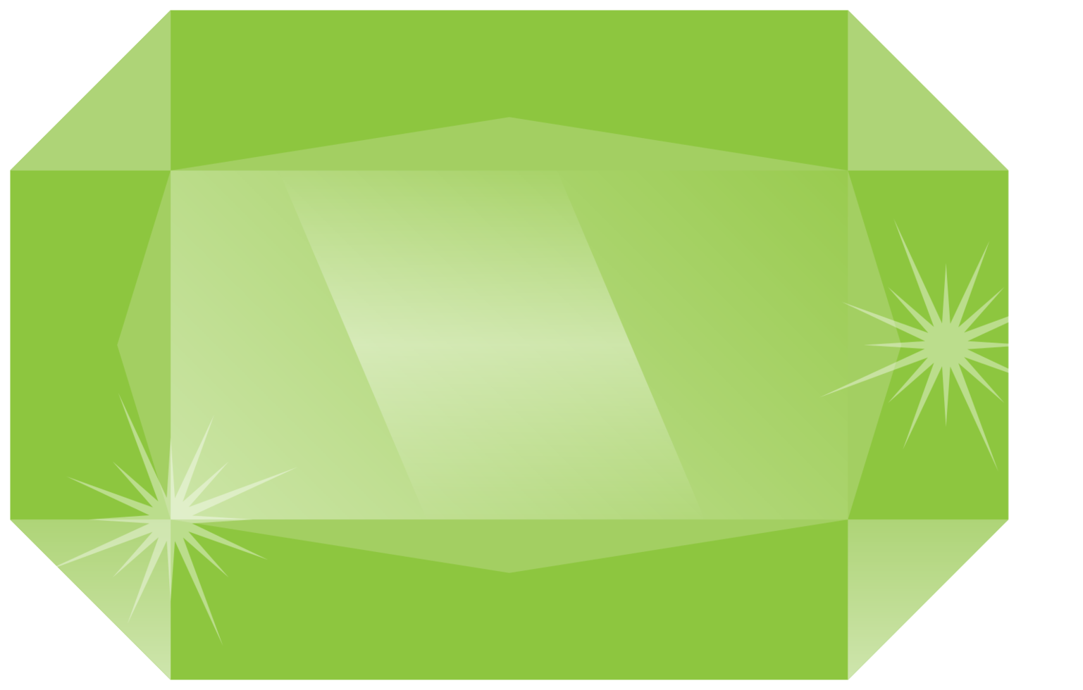Radiant Diamond Gemstone Transparent PNG Image