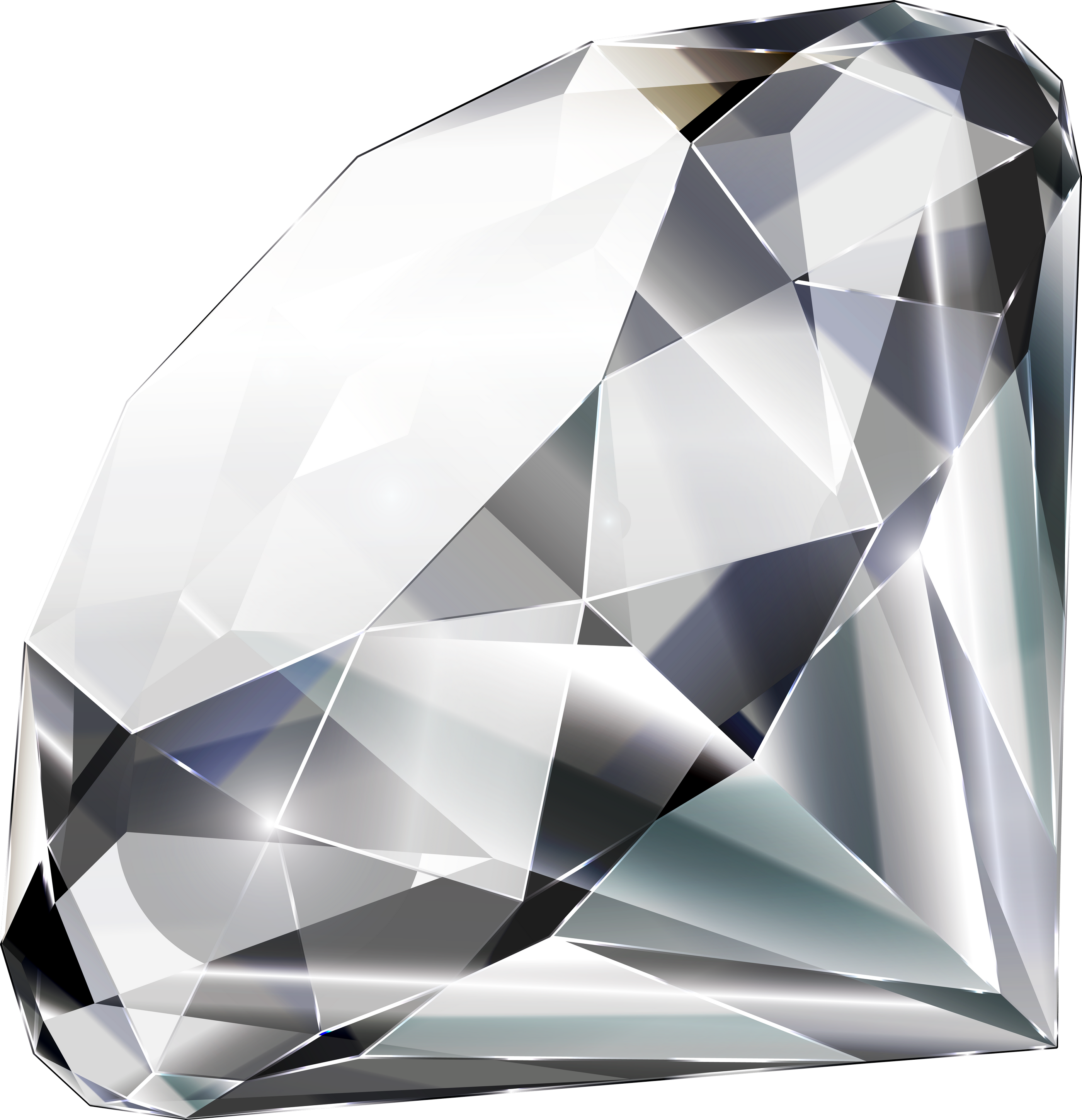 Vector Diamond Gemstone Transparent PNG Image