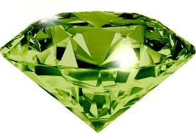 Green Diamond Transparent PNG Image