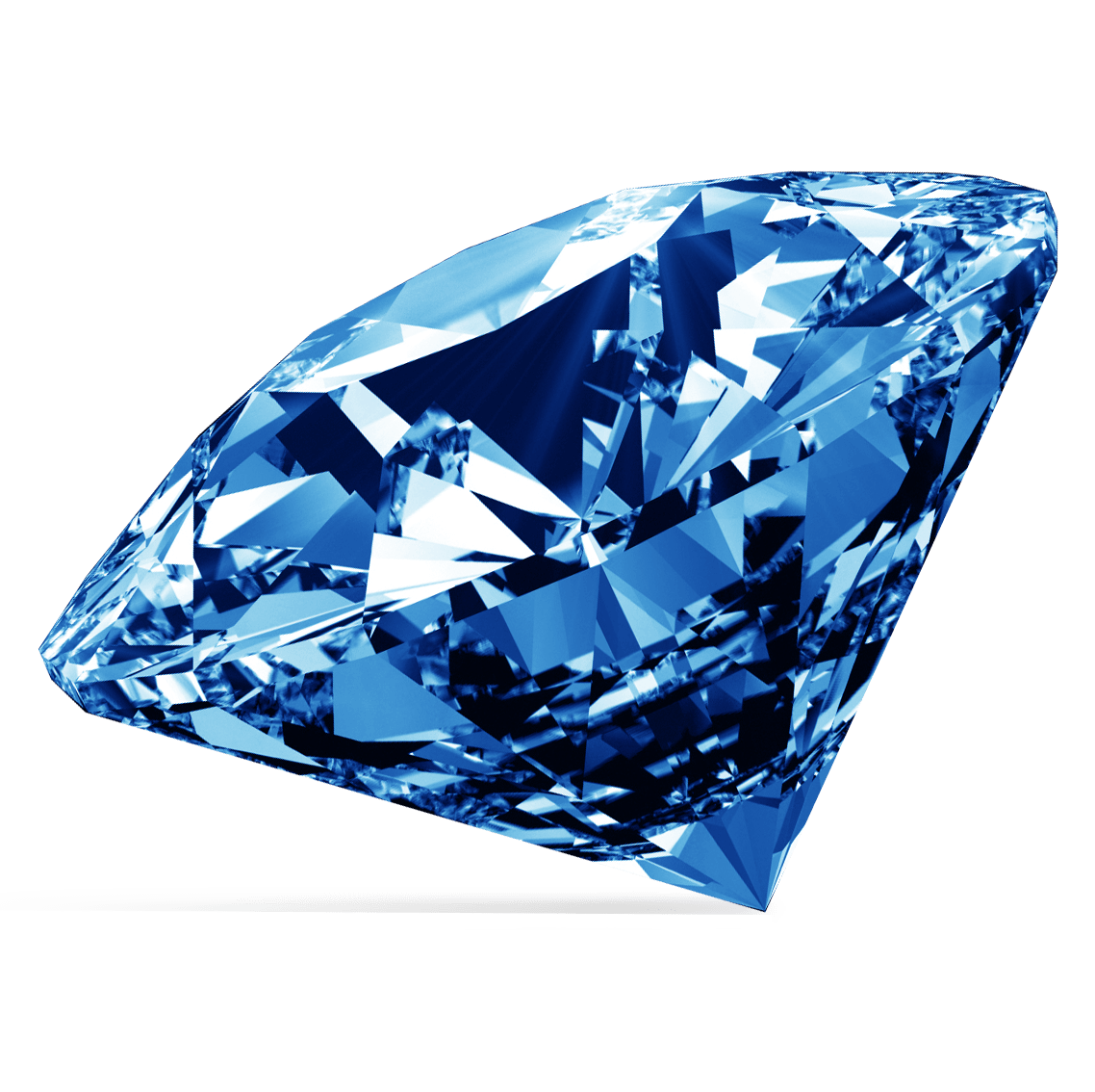Blue Diamond Transparent PNG Image