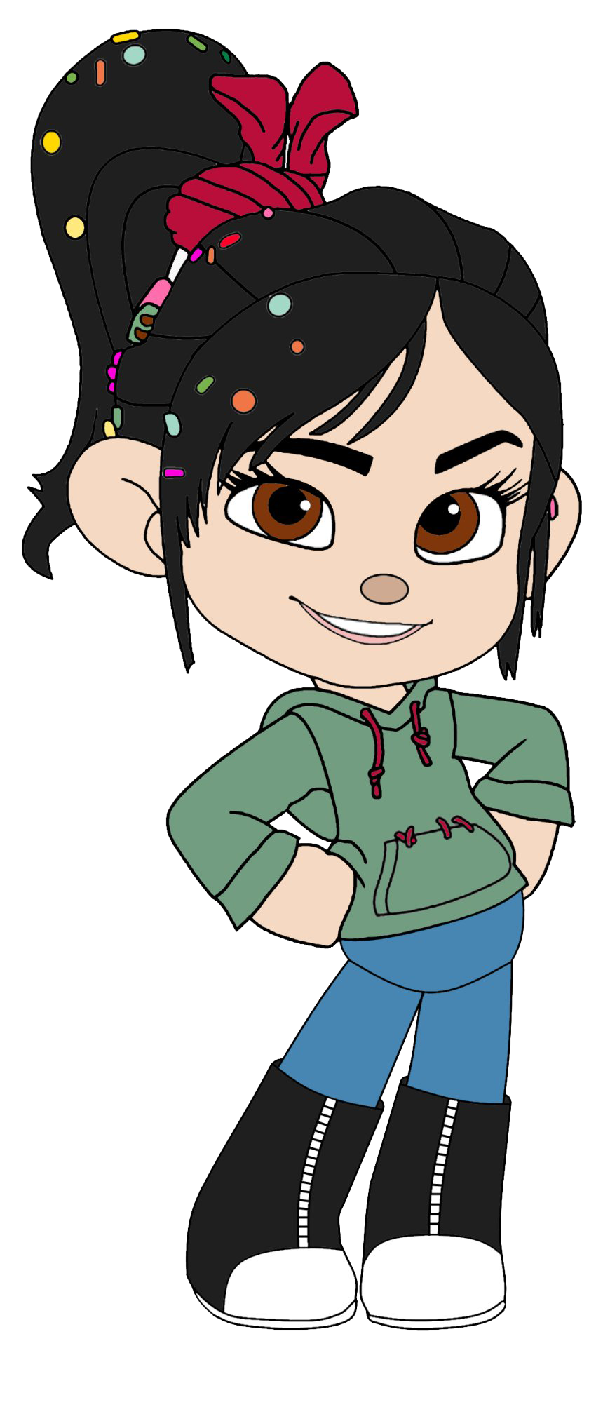 Von Vanellope Schweetz Transparent PNG Image