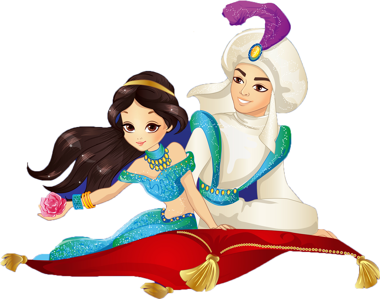 Vector Magic Aladdin Carpet Transparent PNG Image