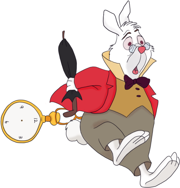 Wonderland Alice Rabbit In Transparent PNG Image