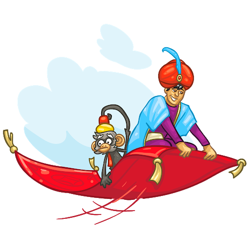 Magic Aladdin Carpet Transparent PNG Image