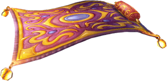 Magic Aladdin Carpet Transparent PNG Image