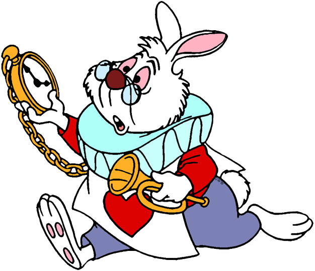 Wonderland Alice Rabbit In Transparent PNG Image