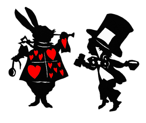 Wonderland Alice Rabbit In Transparent PNG Image