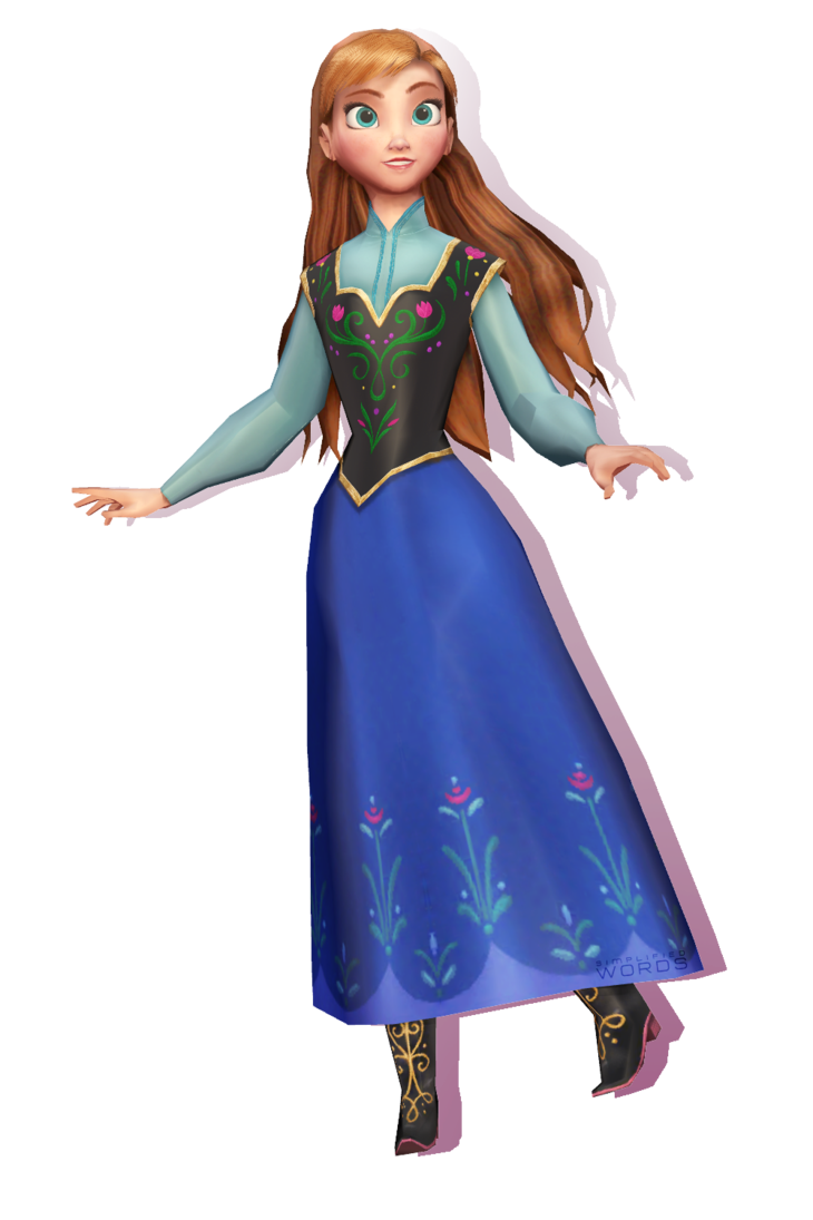 Frozen Anna Transparent PNG Image