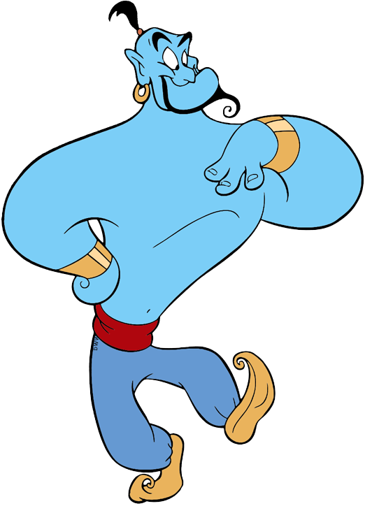 Genie Aladdin Transparent PNG Image