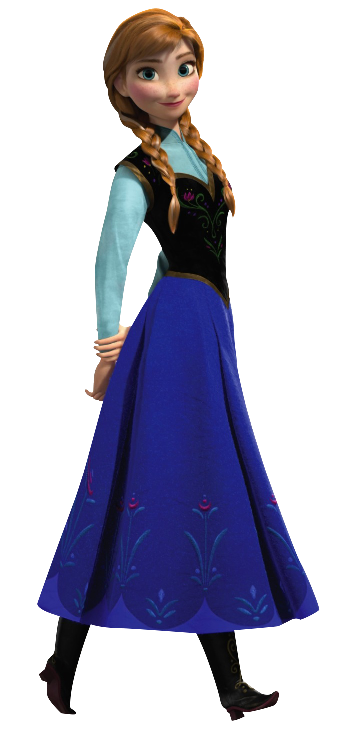 Frozen Anna Transparent PNG Image