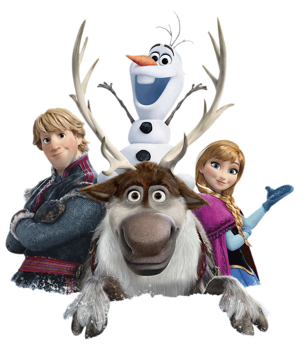 Frozen Characters Transparent PNG Image