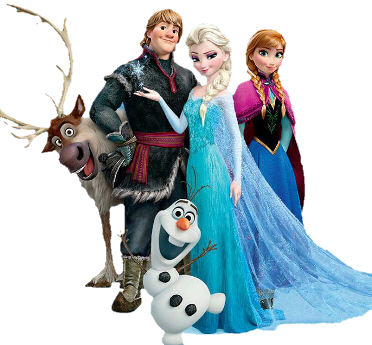Frozen Characters Transparent PNG Image