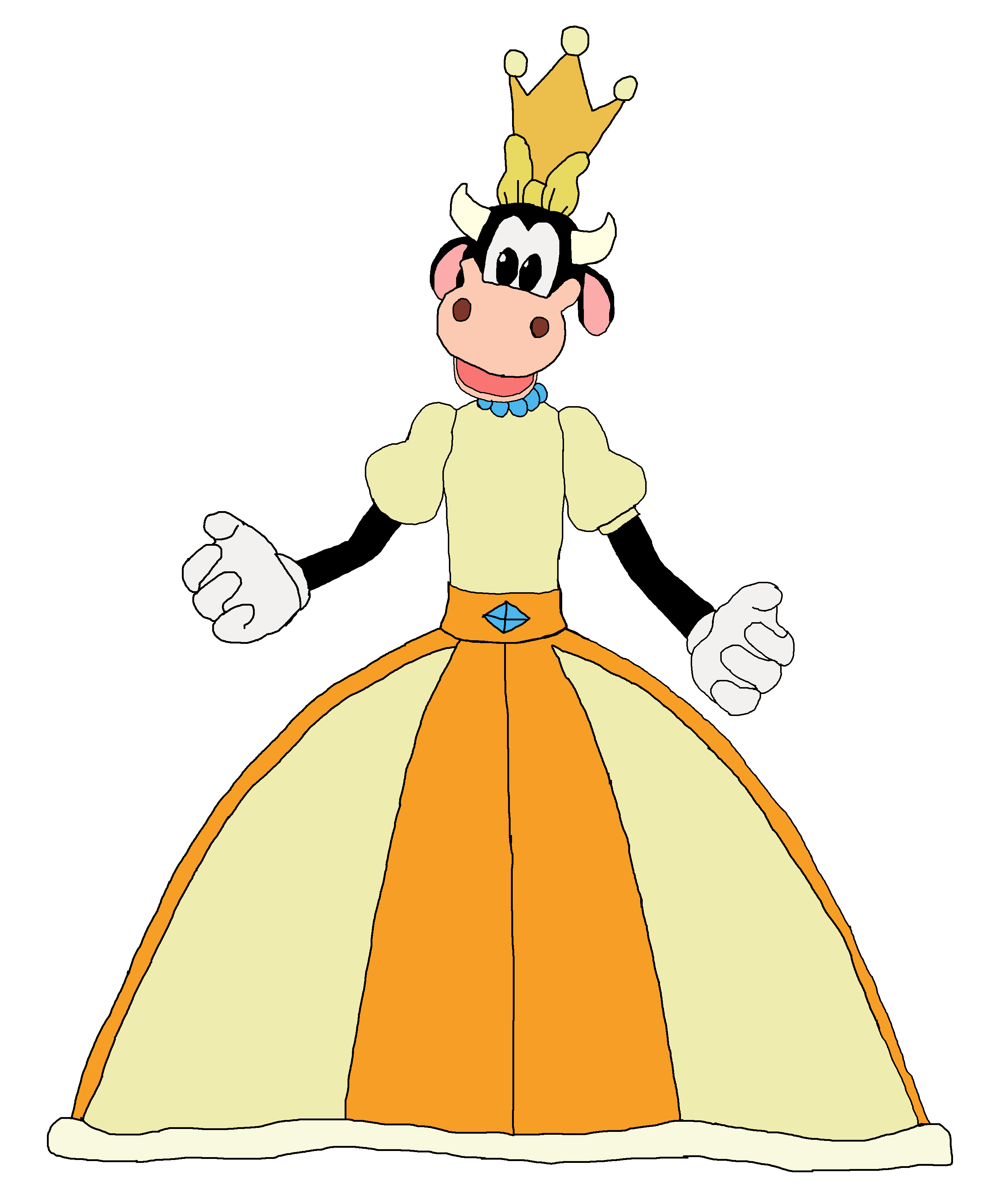 Clarabelle Cow Transparent PNG Image