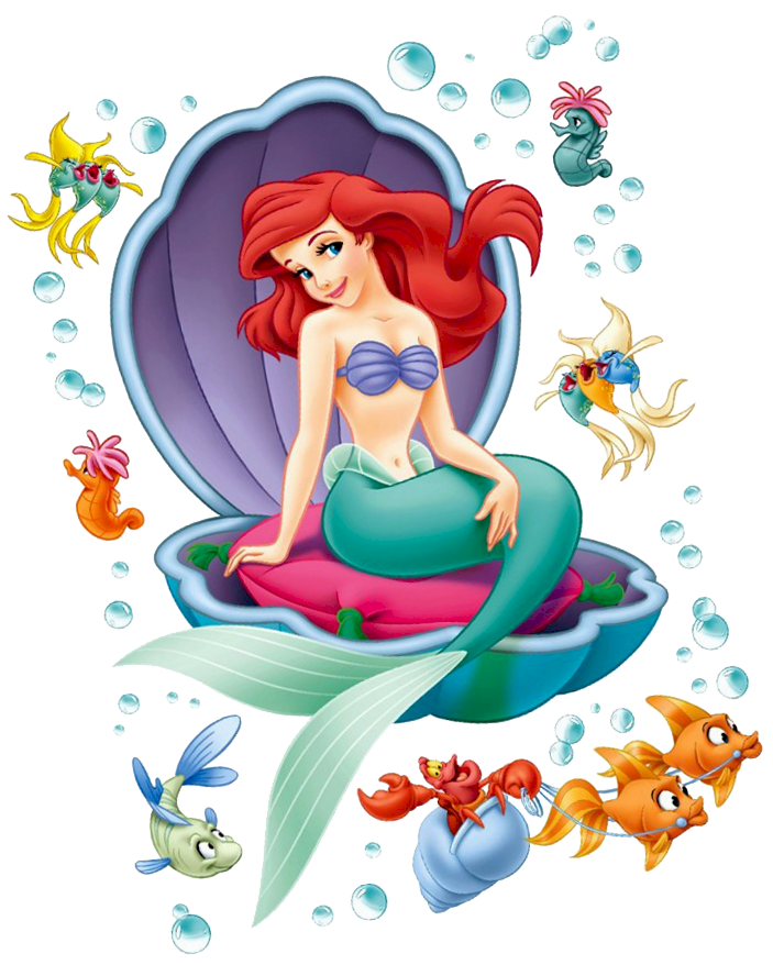 Ariel Mermaid Sebastian Princess Disney Transparent PNG Image