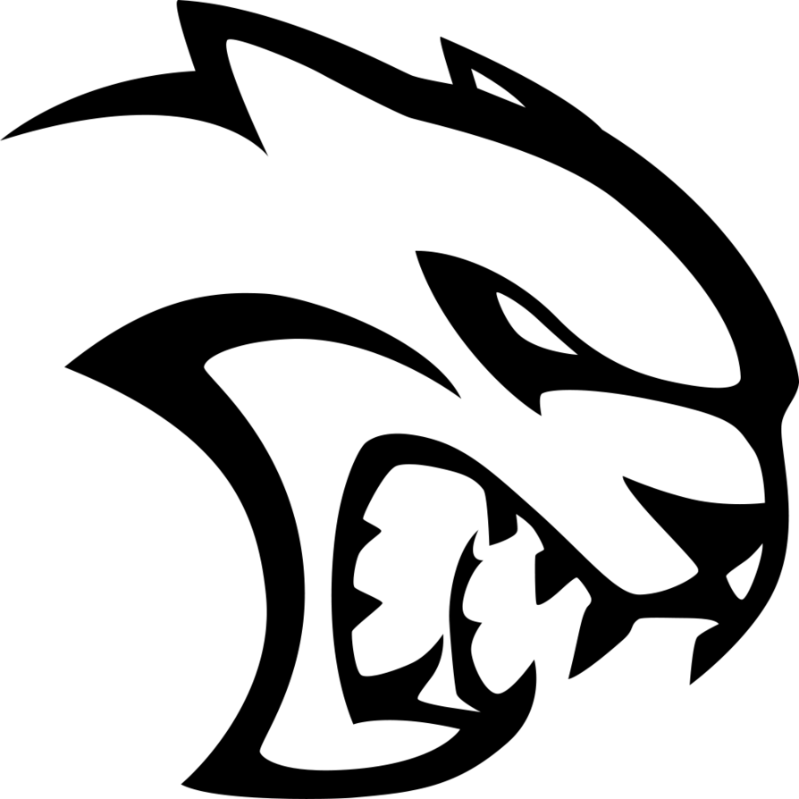 Logo Hellcat Transparent PNG Image