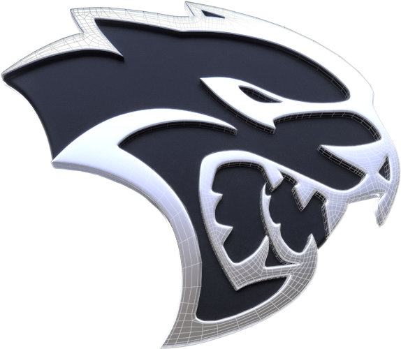 Logo Hellcat Transparent PNG Image