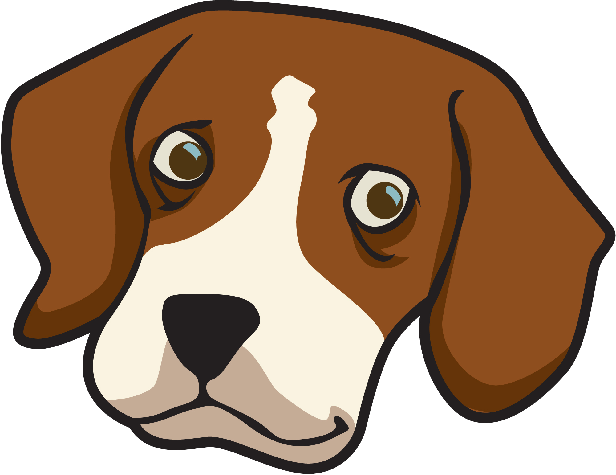 Puppy Dog Face Transparent PNG Image