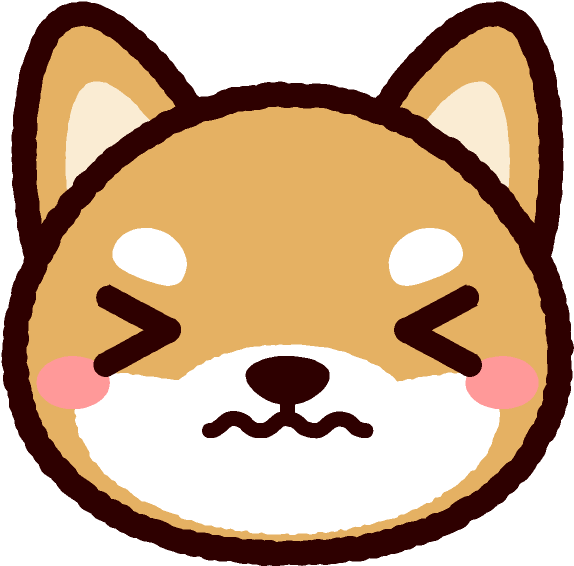 Vector Dog Face Transparent PNG Image